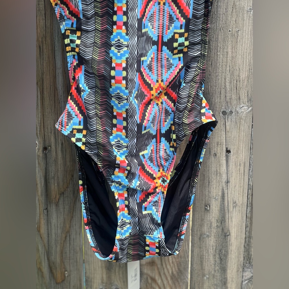 L*Space Free Love CiTY Tribe Fringe Bandeau Monokini Swimsuit One Piece NWT - Picture 6 of 13